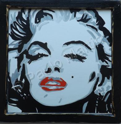 Portrait - Marilyn - Acrylic