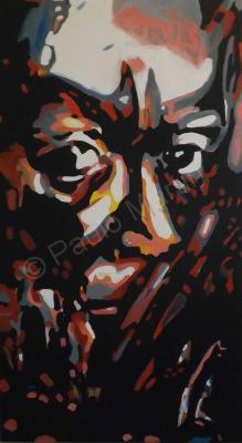 Portrait - Miles Davis - Acrylic