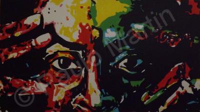 Portrait - Miles Davis - Acrylic