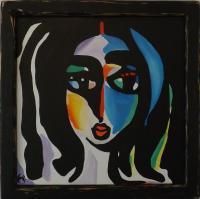 Ana - Acrylic Paintings - By Paulo Martin, Pop Art Painting Artist