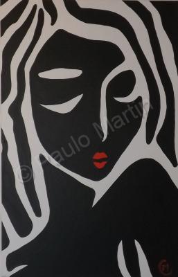 Abstract Face - Camila - Acrylic