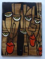 Eles - Acrylic Woodwork - By Paulo Martin, Abstract Woodwork Artist