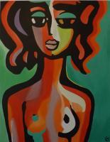 Nayara - Acrylic Paintings - By Paulo Martin, Pop Art Painting Artist