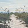Beach Walk - Acrylic On Wood Board Paintings - By Michelle Guerrero, Realism Painting Artist