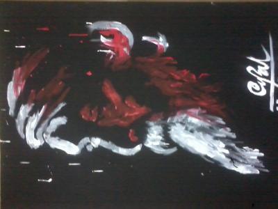 Speed Painting - Rabindranath Tagor - Acrylic