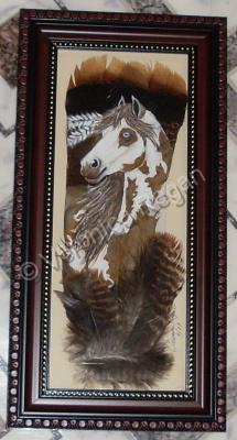 Wild Turkey Feathers - Painted Pony - Acrylic Wild Turkey Feathers