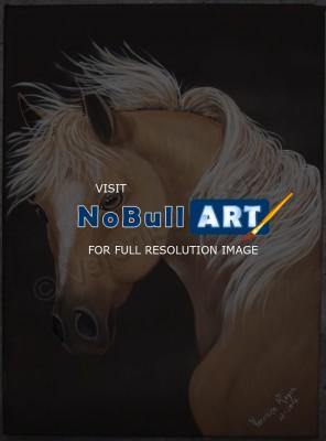 Canvas Paintings - Horse - Acrylic