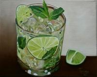 Still Life - Mojito - Oil On Canvas