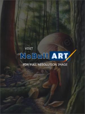 Illustration - Mushroom Goddess - Acrylic