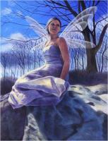 Snow Fairy - Acrylic Paintings - By Erica Leever, Fantasy Painting Artist