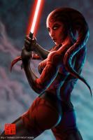 Darth Talon - Digital Print Digital - By Billy Thomas, Graphic Design Digital Artist