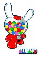 Gumball Dunny - Digital Print Digital - By Billy Thomas, Graphic Design Digital Artist