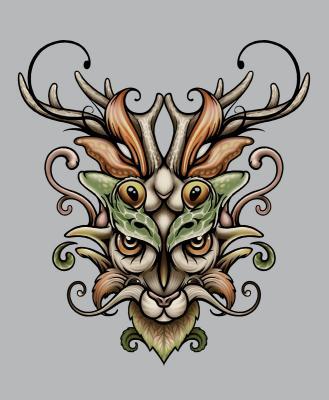 Screen Printed Designs - Forest Creatures - Screen Print