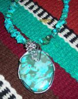 Turquoise - Natural Stone Jewelry - By Donna Mace, Wire Wrapping Jewelry Artist