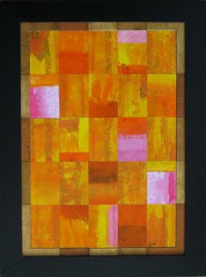 Tessellations 2012 - Pink Peach Poem - Mixed Media