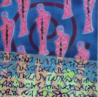 Ground Clutter - Acrylic Paintings - By Msmotz Schmotzer, Abstract Painting Artist