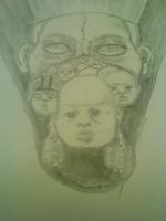 The Prussian System - Graphite Drawings - By Rodney Rainey, Sureal Drawing Artist
