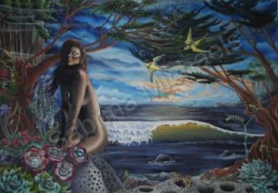 Surreal Figurative - Sonoma Daydream - Oil On Canvas