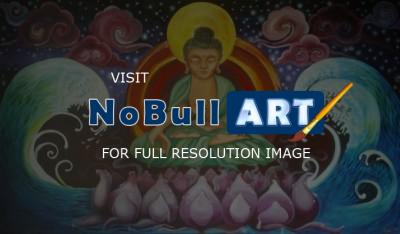 Surreal - Buddha - Oil On Canvas