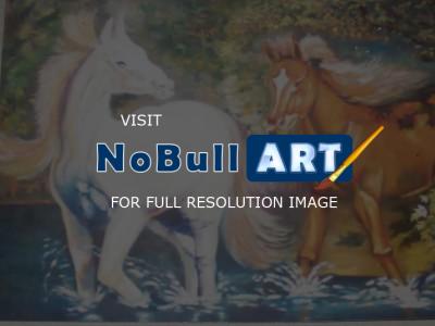 Oil Paintings - Horses - Oil