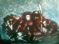 Painting - Throng - Oil On Canvas