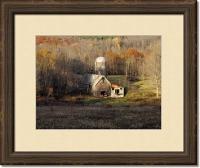 Rustic Countryside - Autumn Barn - Digital Photography