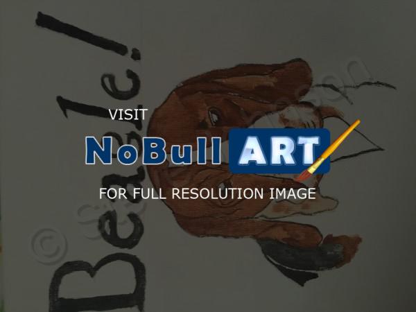 Acrylics - Beagle - Acrylic