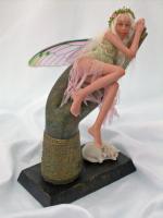 Fantasy Wing Faerie - Mixed Media Sculptures - By Cheri Hiers, Ooak Faeries Sculpture Artist