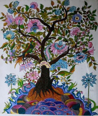 Figurative - Tree Of Life - Acrylic On Canvas