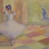 Ballerina - Pastel Drawings - By Ivan Chmelo, Impressionism Drawing Artist