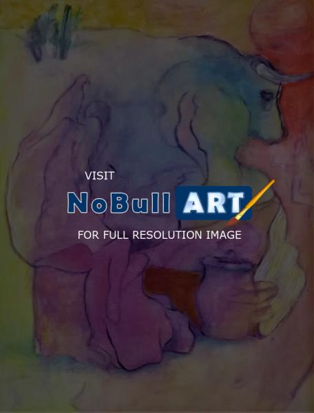 New Works - Bull - Acrylic