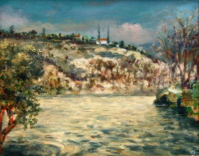 Landscape - Tejo - Oil On Canvas