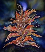 Abstract - Autumn Nights - Silk Painting