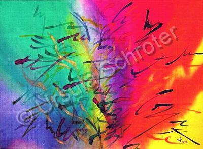 Abstract - Abstract I - Silk Painting