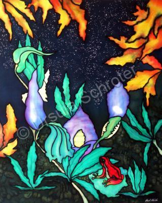 Floral - Jungle II - Silk Painting