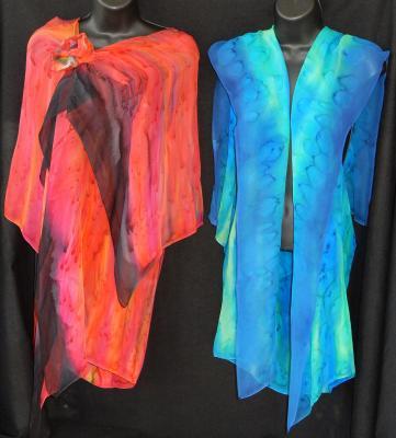 Clothing - Capes - Silk Painting