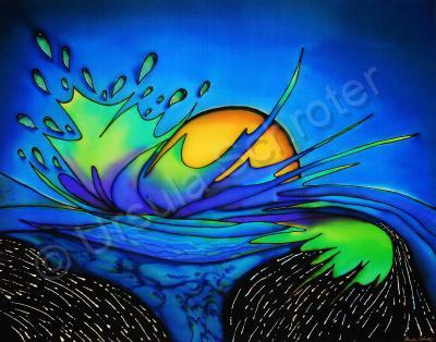 Abstract - Splash - Silk Painting