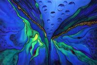 Abstract - Oxygen Release - Silk Painting