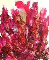 Fire Within - Alcohol Ink Paintings - By Ursula Schroter, Abstract Painting Artist