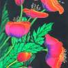 Flower Power - Silk Painting Paintings - By Ursula Schroter, Dyes And Paints On Silk Painting Artist