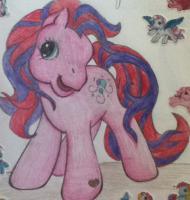 Pinkie Pie - Color Drawings - By Tabitha Lagodzinski, Color Drawing Artist