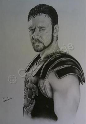 Drawings - Maximus - Graphite  Charcoal