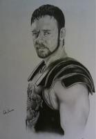 Maximus - Graphite  Charcoal Drawings - By Cole Soucie, Realism Drawing Artist