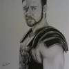 Maximus - Graphite  Charcoal Drawings - By Cole Soucie, Realism Drawing Artist