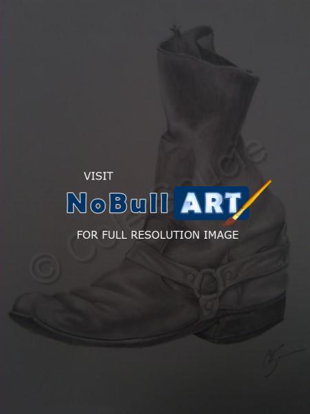 Drawings - Old Boot 2 - Graphite