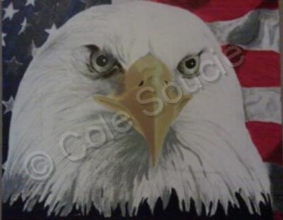 Paintings - Eagle - Acrylic