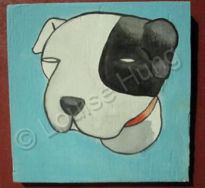 Dog - Dog 05 - Watercolor On Plywood