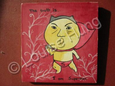 The Truth Is - The Truth Is 04 - Watercolor On Plywood