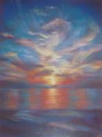 Calm Surrender - Pastel Drawings - By Joanna Gates, Realism Drawing Artist