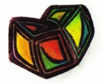 Cubes - Cubes And Fruits - Pen Paper Colors